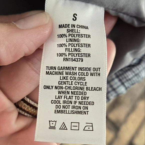 NWOT Aeropostal waist length puffer jacket - Picture 6 of 6